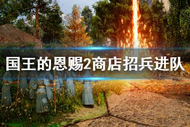 《国王的恩赐2》怎么在商店招兵进预备队