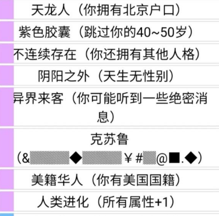 《人生重开模拟器》天赋选择推荐介绍