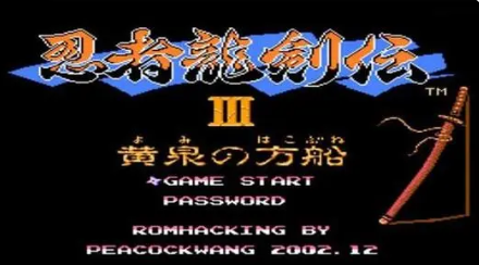 忍者龙剑传3汉化版