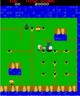 挖金子 II (Dig Dug II) ROM
