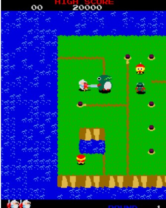 挖金子 II (Dig Dug II) ROM