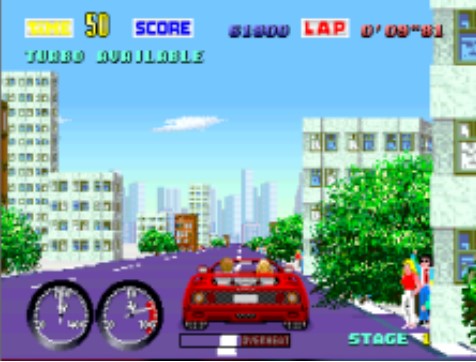 环游世界大赛车极速版 (Turbo Out Run ) ROM