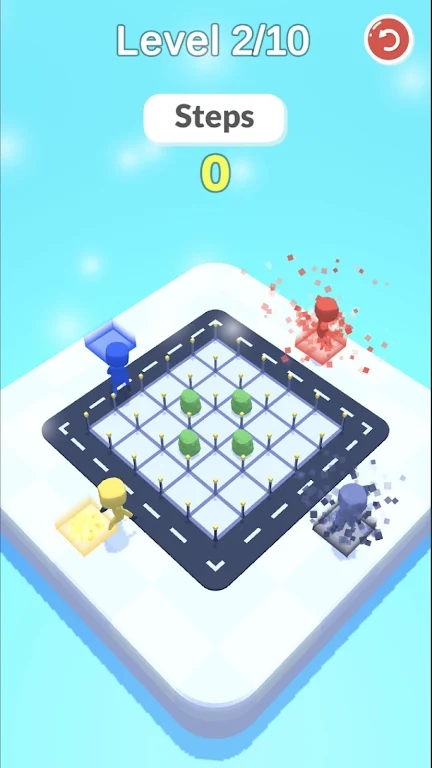 棋盘小人格斗截图