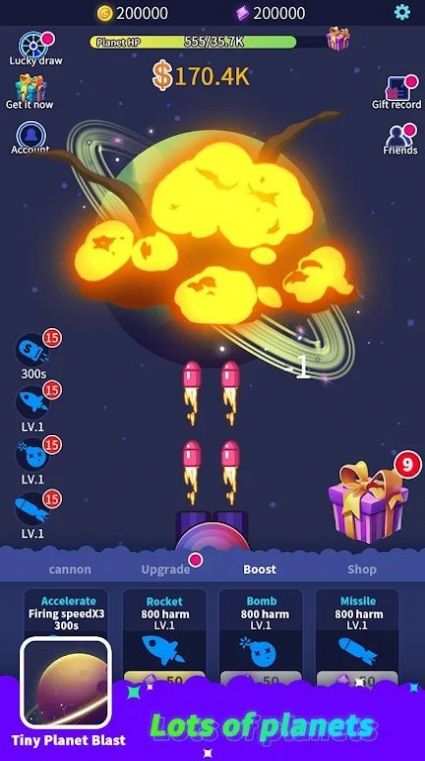 导弹摧毁星球截图