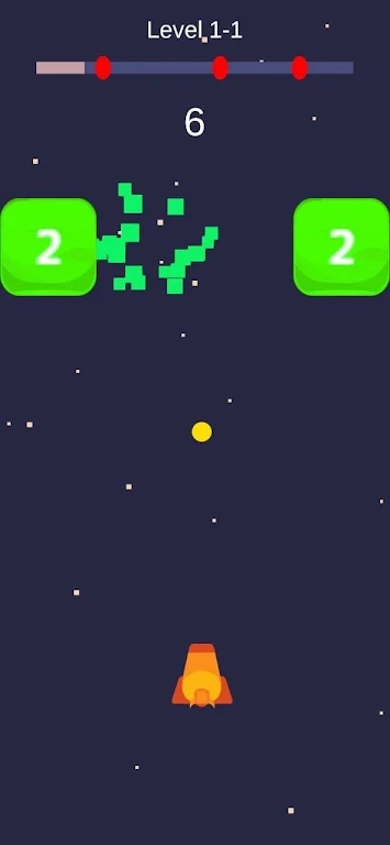太空数字砖块射击截图