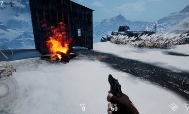雪山射击pve截图