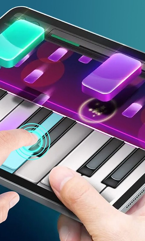 钢琴键盘音乐模拟截图
