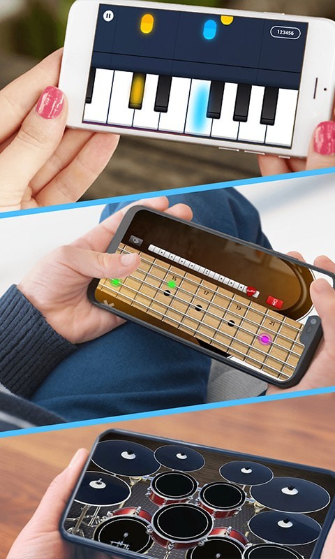 钢琴键盘音乐模拟截图