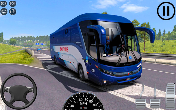 Euro Coach Bus Simulator Games截图