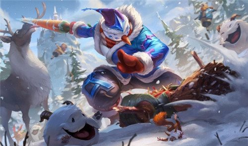 《英雄联盟手游》持胡萝卜的雪人易皮肤价格