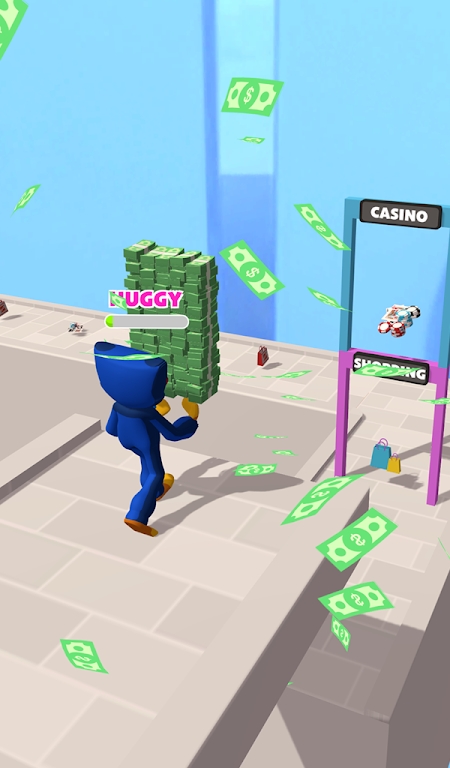 富有的种族金钱赛跑3D截图