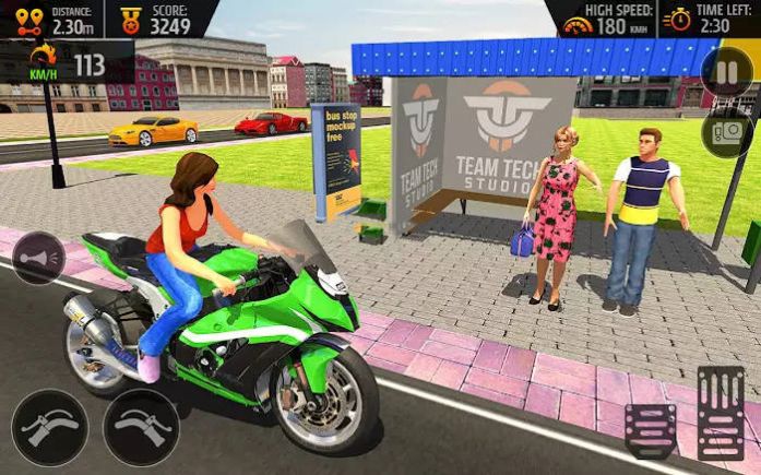 自行车出租车驾驶模拟器3D截图