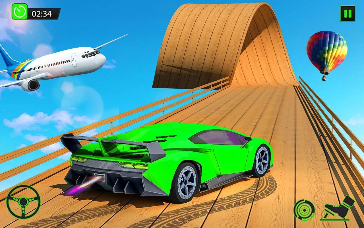 疯狂汽车特技3d截图