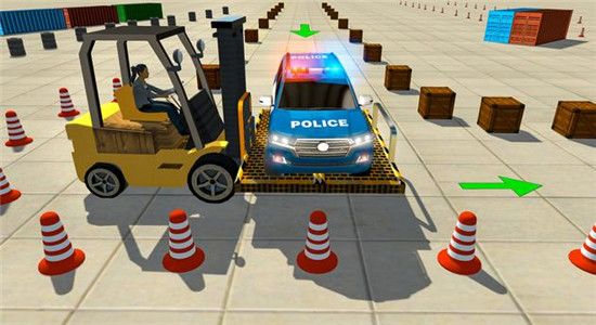 先进的警车停车场截图