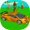 金色汽车跑3D
