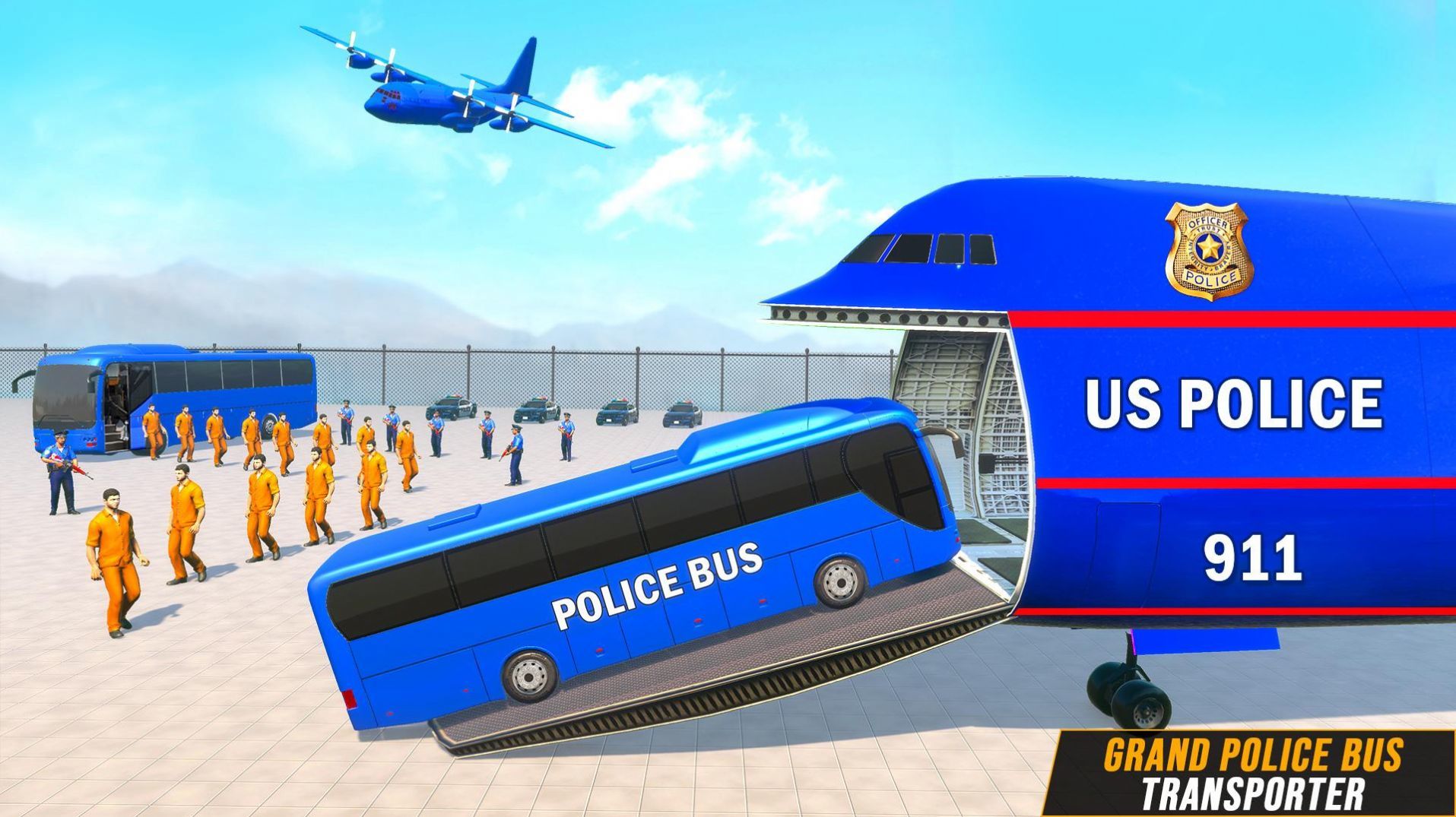 监狱囚犯警车运输机截图