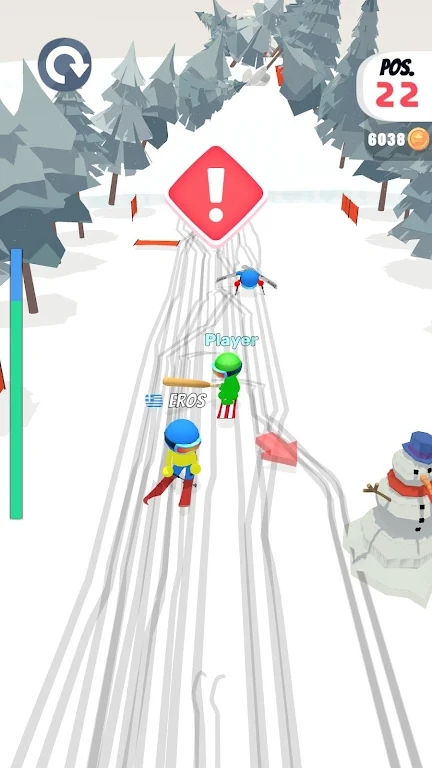 雪崩竞赛截图