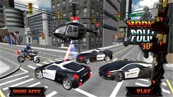 现代警察驾驶世界截图