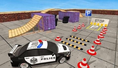 现代警车停车截图