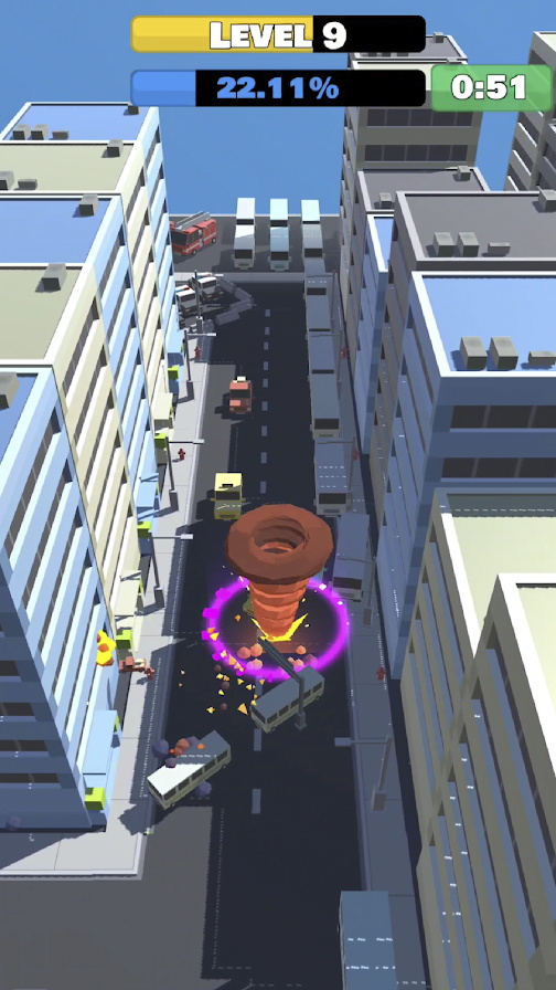 龙卷风摧毁城市3d截图