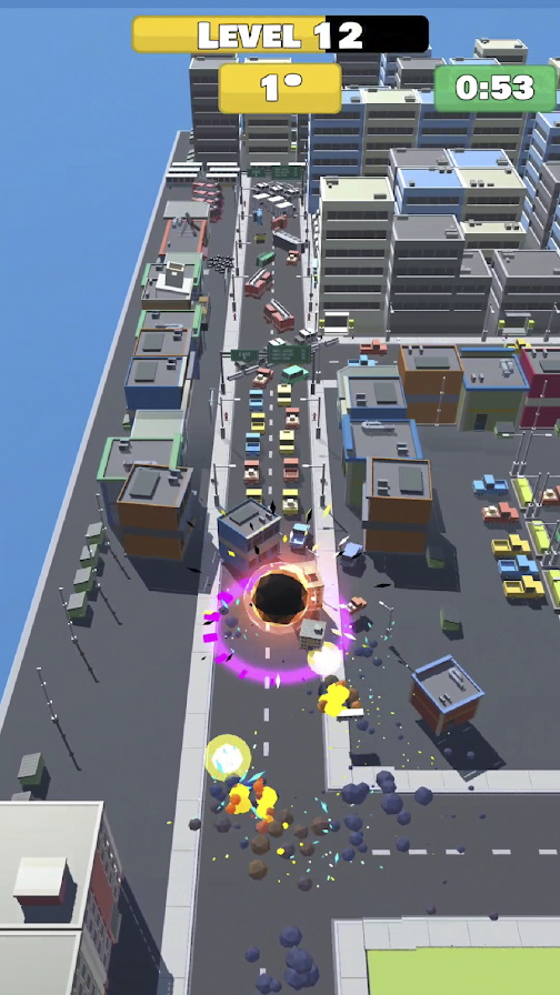 龙卷风摧毁城市3d截图