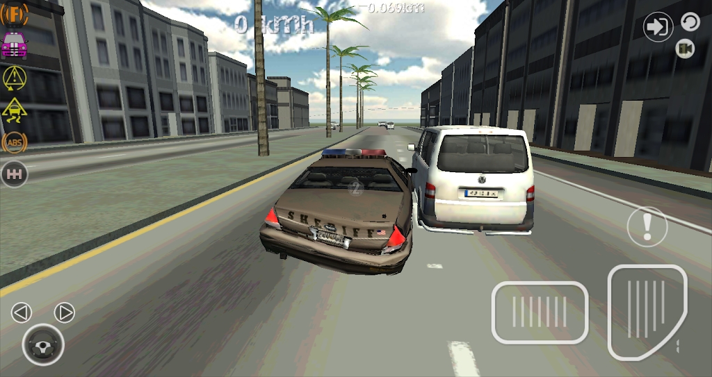 警车开道3D截图