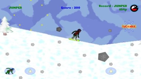 滑雪冒险截图