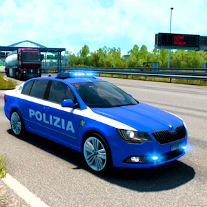 警察追逐汽车
