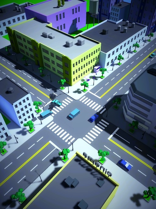 撞车路口截图