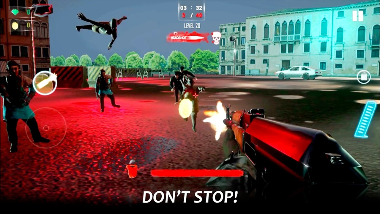 杀死僵尸：生存射击截图