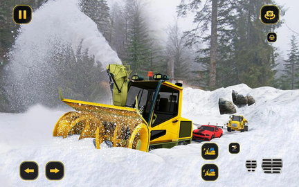 挖雪机救援截图
