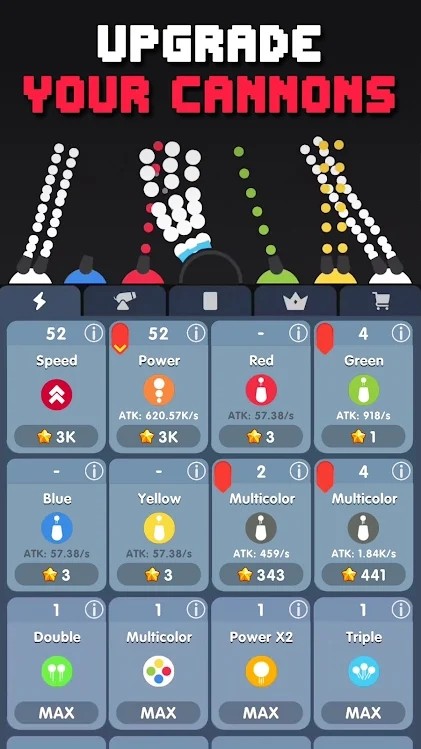 空闲泡泡炮：瞄准并点击截图