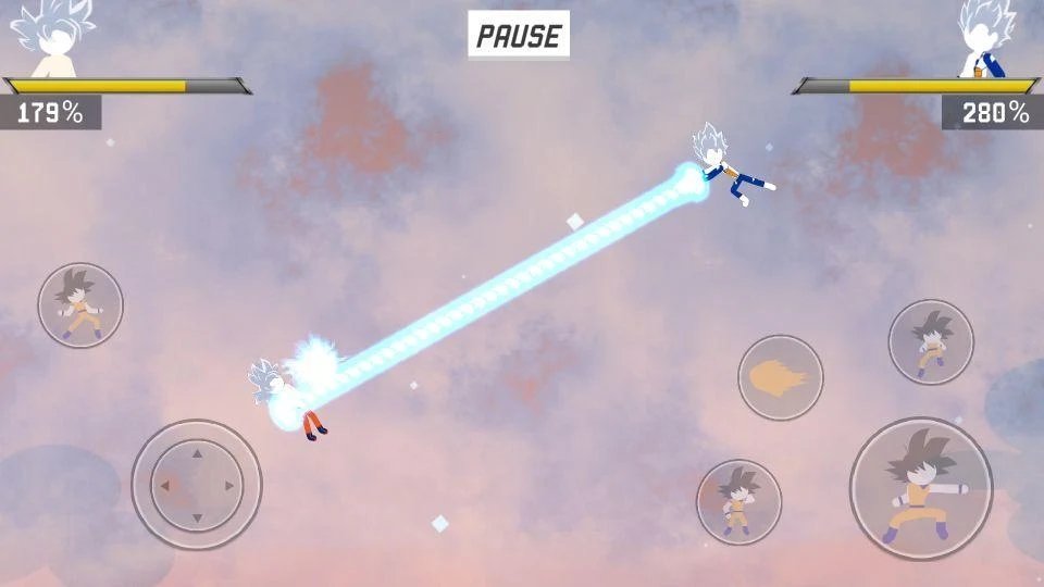 火柴人悟空：格斗截图