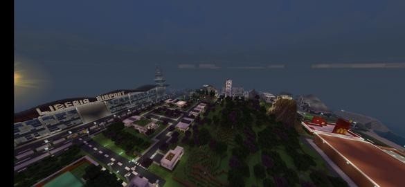 我的世界(利比里亚市地图和超越地下截图