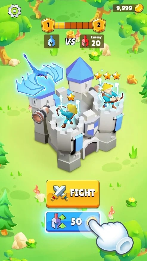 自动成长城堡:塔防截图