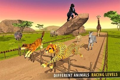 热带草原动物赛跑3D截图