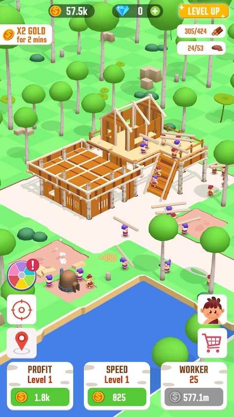 闲置丛林：生存建筑大亨截图