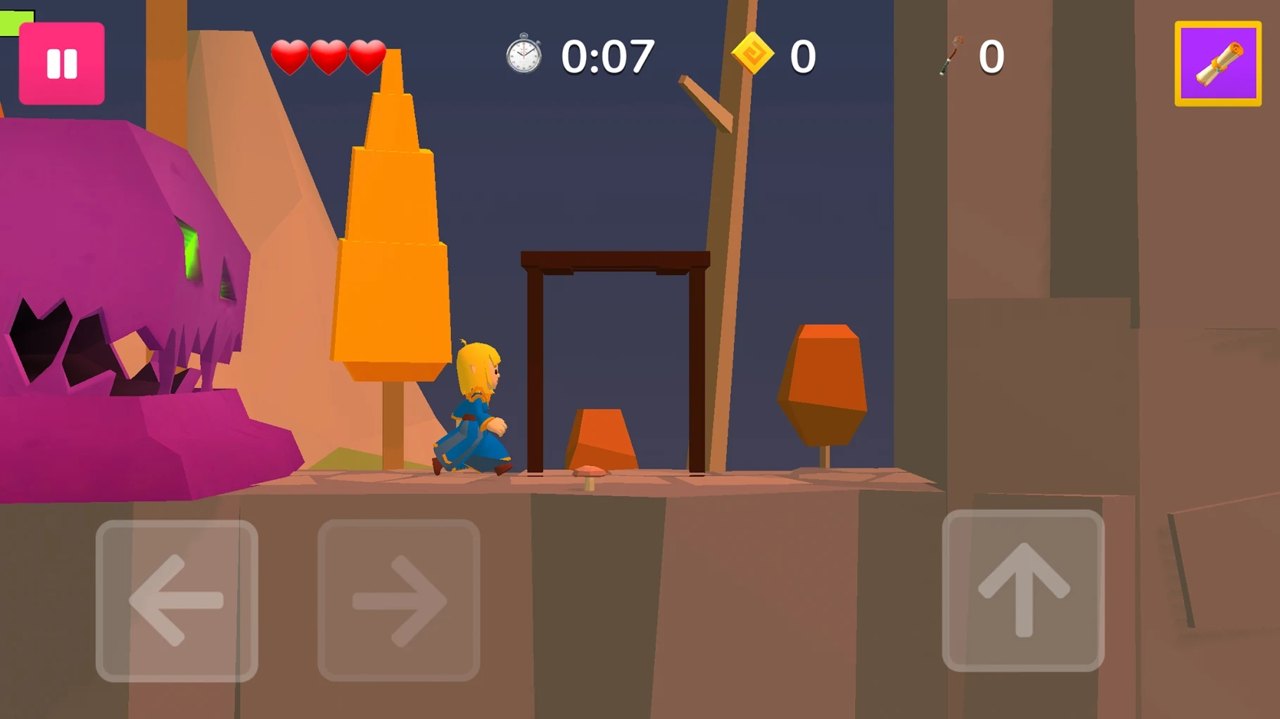 神奇的冒险：跑，跳，打截图
