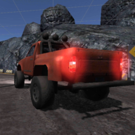 皮卡车4x4越野驾驶员