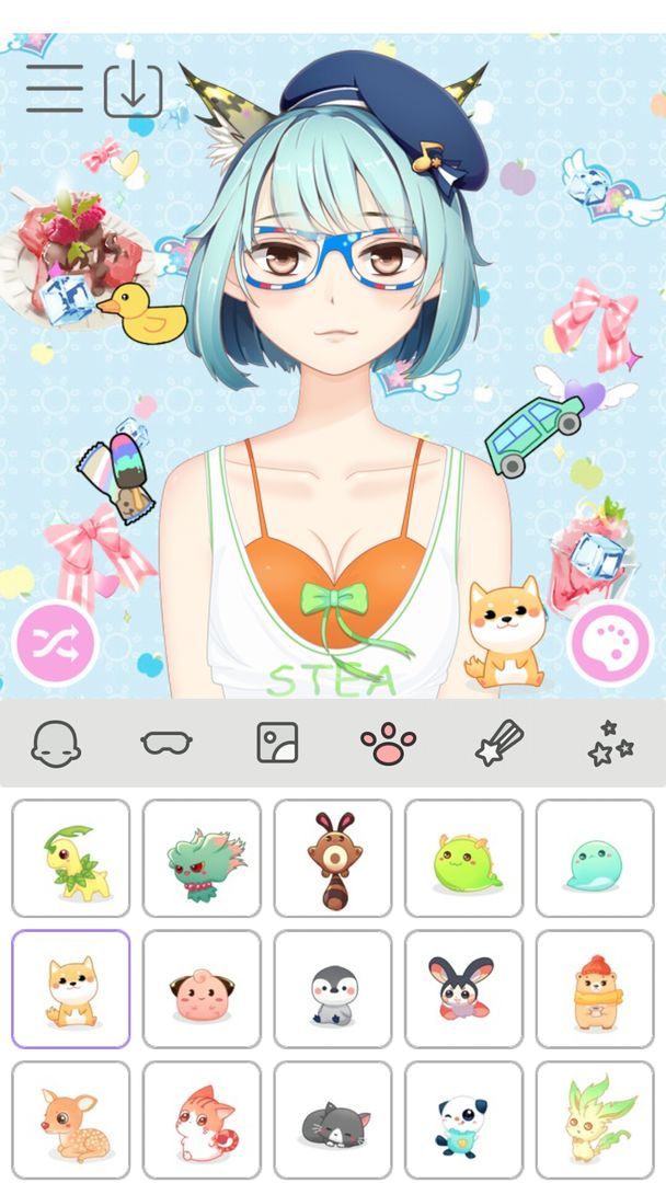 动漫女孩换装2截图