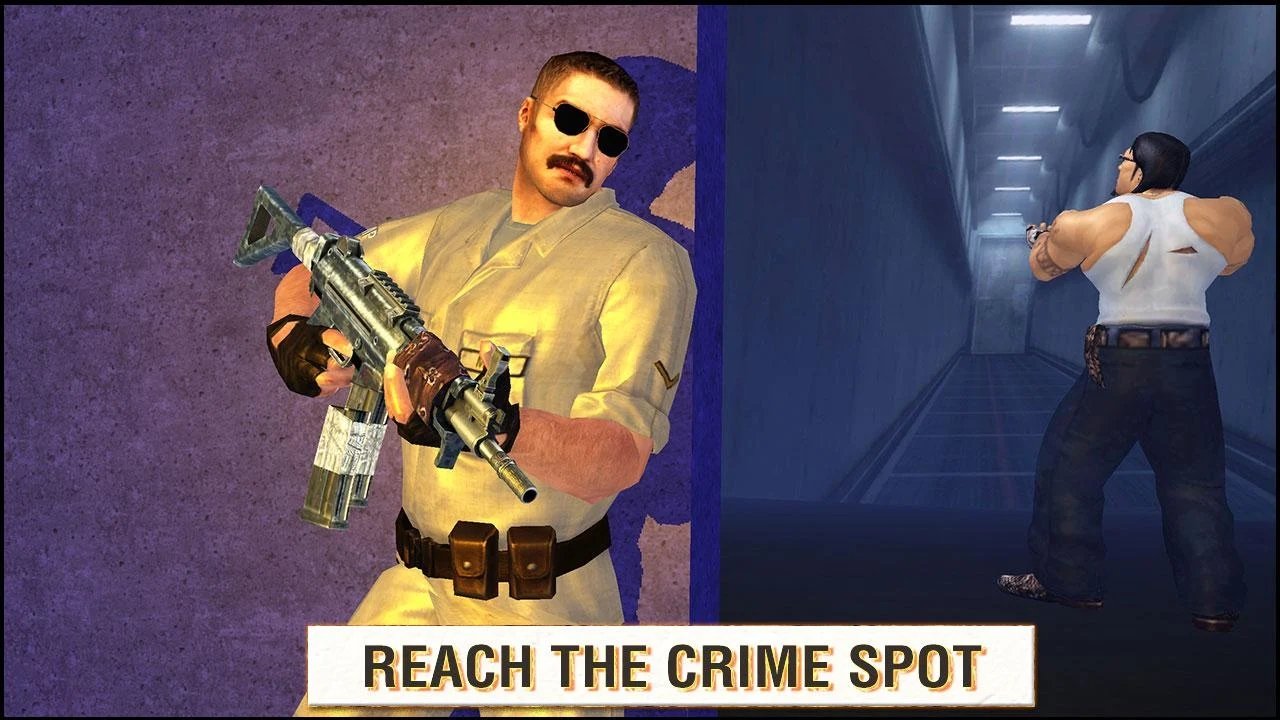 警察交火截图