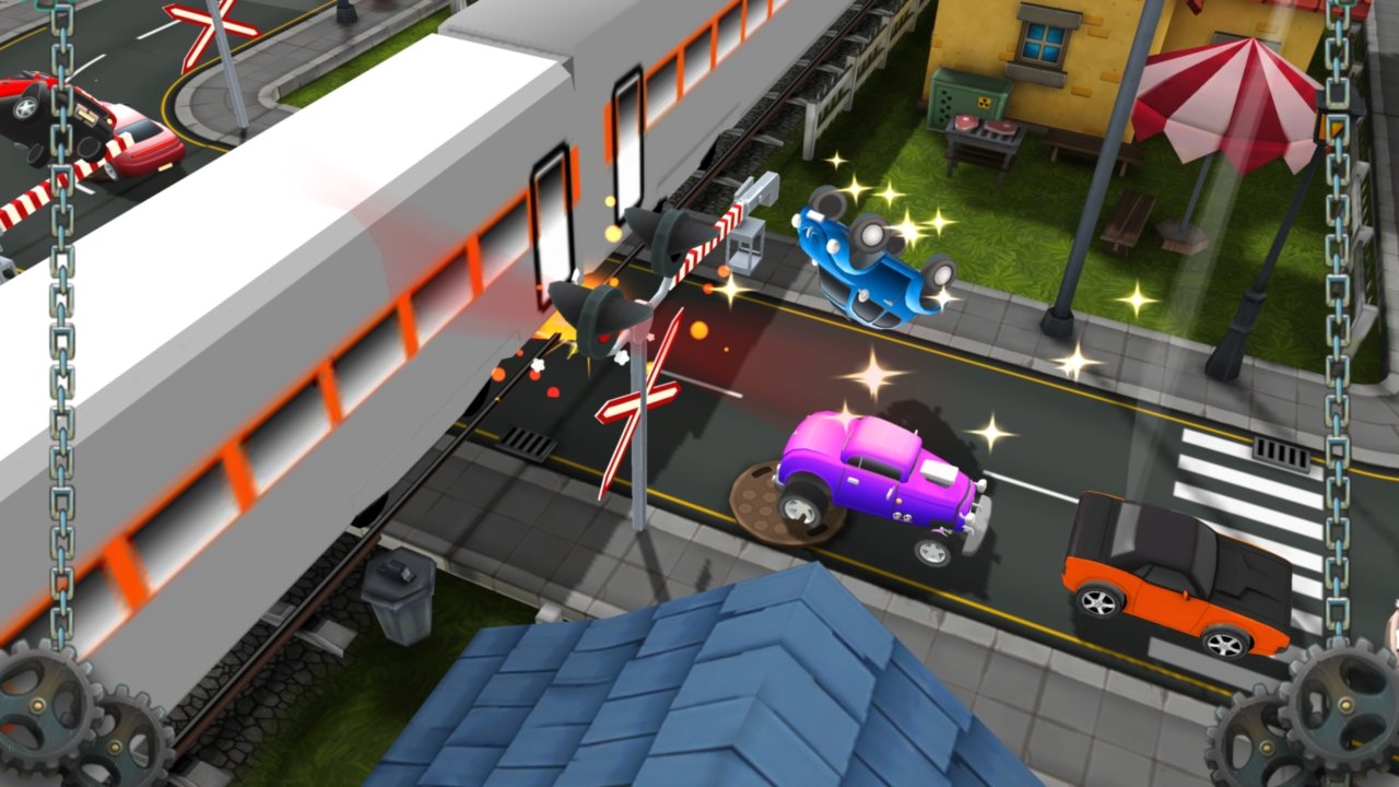 铁路公路交叉道口截图