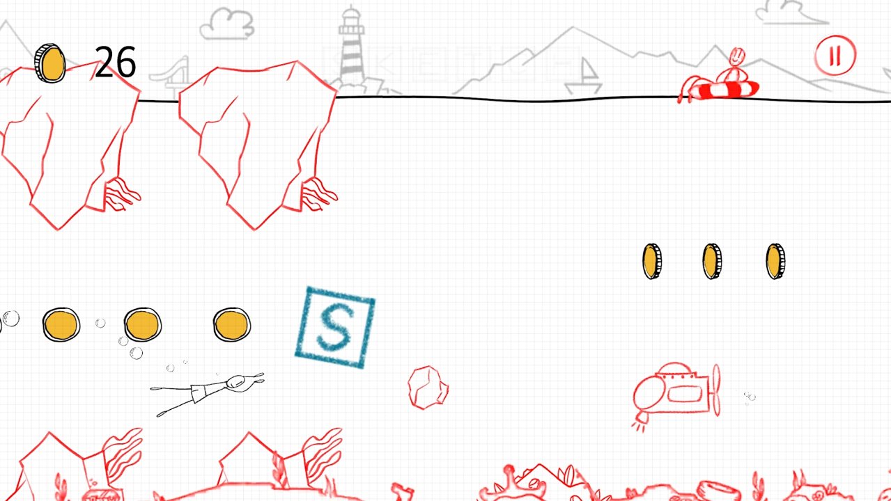 素描滑行截图