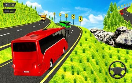 真正的越野山地巴士驾驶模拟器截图