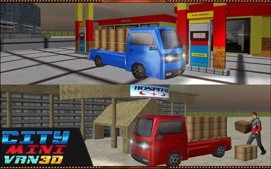 迷你驱动卡车运输3D截图