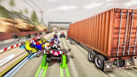 四轮摩托赛车模拟器截图