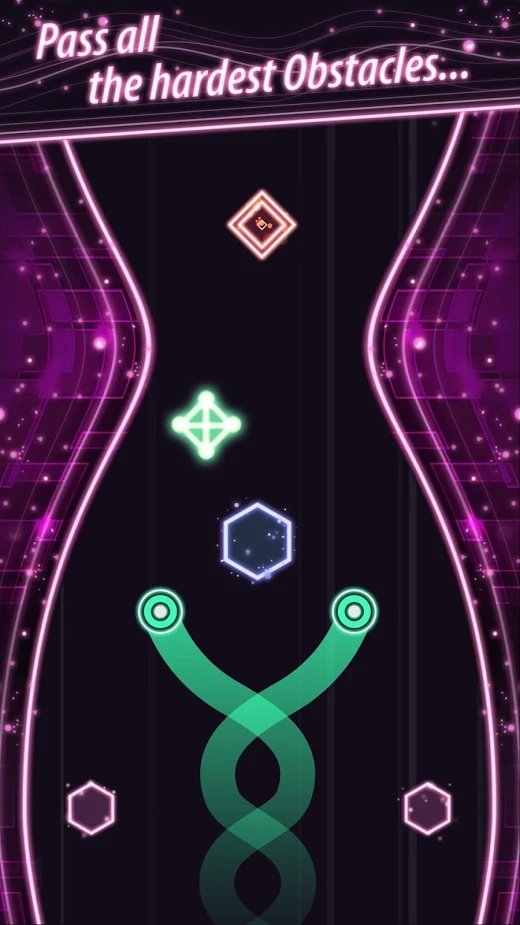 几何躲避截图