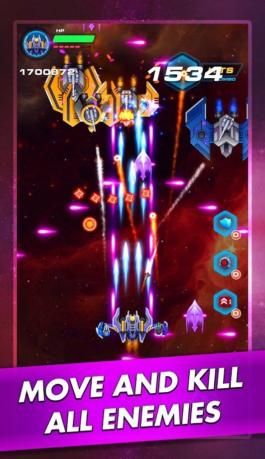 银河天空射击截图