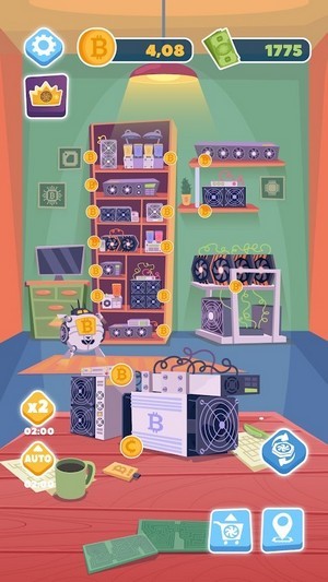 比特币挖矿生活大亨截图
