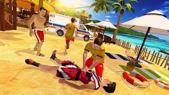 海滩救援训练海岸救生员救援职责截图